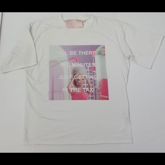 BARBIE X MISGUIDED COLLAB TSHIRT SZ Women’s - Picture 1 of 5